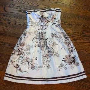 Strapless Ann Taylor Vintage Flowers 4P